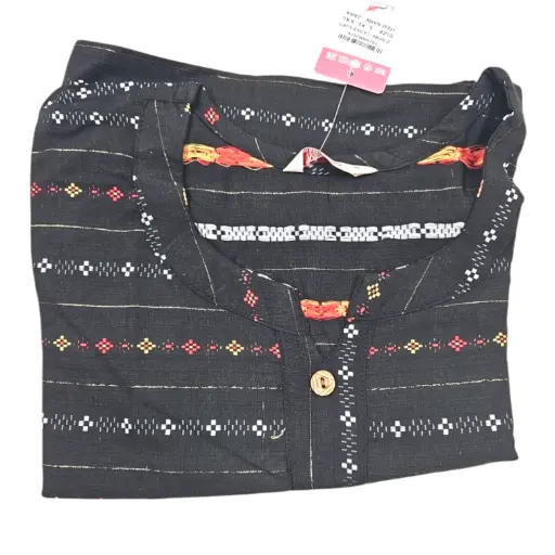 [IX2404218] Morvee Zara Black Thread Line Ladies Kurti