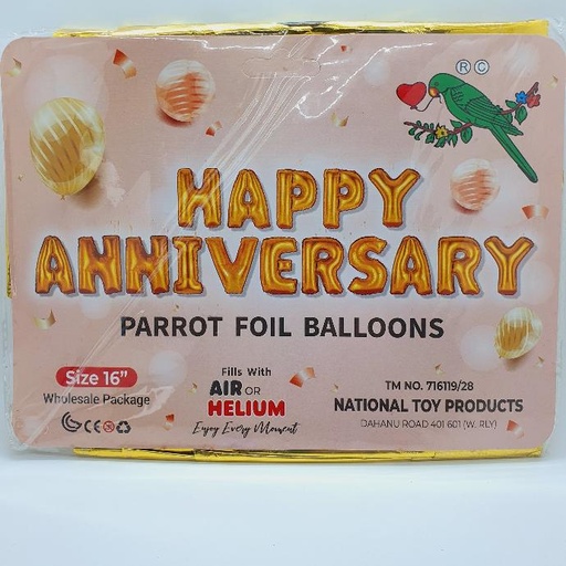 [IX000393] Anniversary Foil Balloons 