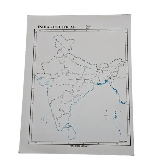 [IX2404584] Outline Map Of India With State