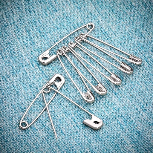 [IX2404602] Steel Safety Pins 0 Size 7/Pkt