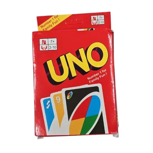 [IX2404622] Uno Playing Card Game For 7+ Years Family Fun 