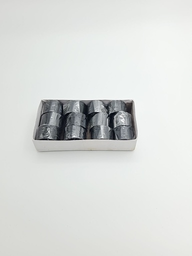 [IX2404807] Black Kariwala Plain 12 Pcs Set