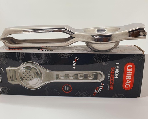 [IX000422] Extra Heavy Steel Lemon Squeezer With Bottle Opener 