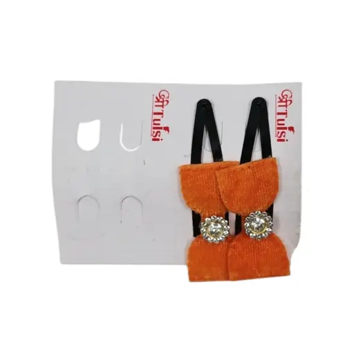 [IX2405033] Hair Tik Tik Fabric Velvet Bow 