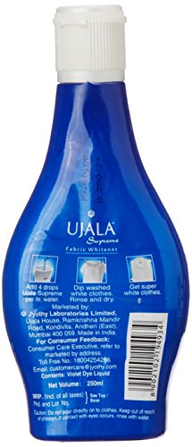 [IX2405386] Ujala Supreme For Super Whiteness Of Clothes 250ml MRP 80