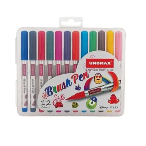 [IX2405535] Unomax Brush Pen Set Of 12 Shades