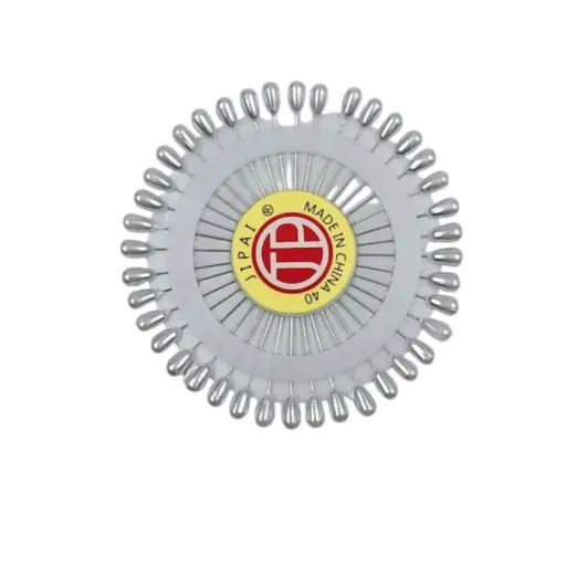 [IX2405539] CD Drop Beads Pins  White