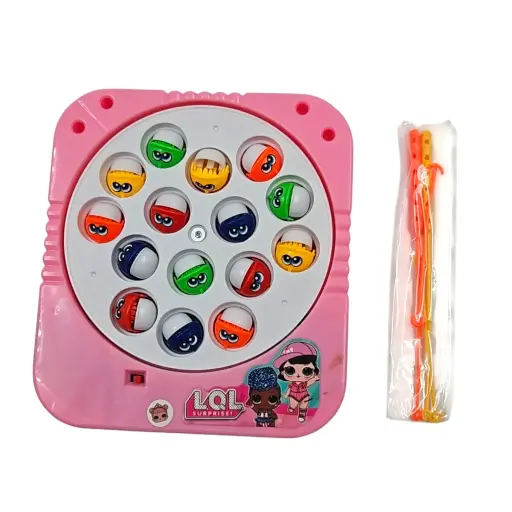 [IX2405863] Lol Surprises Square Fishing Game With 2 Fishing Rod & 15 Fishes 