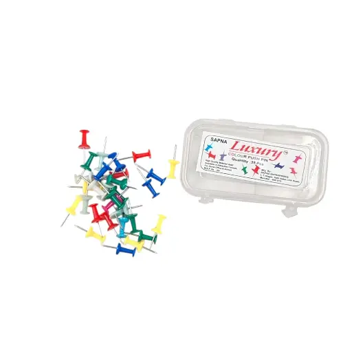 [IX2405969] Luxury Color Push Pin Pack Of 35