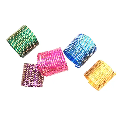 [IX2406069] AK Spiral Bangle With Golden Lines