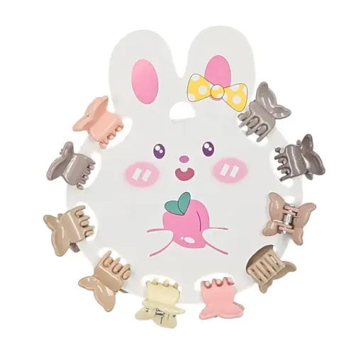 [IX2500954] Unique Baby Butterfly Mini Hair Crab Pack Of 10