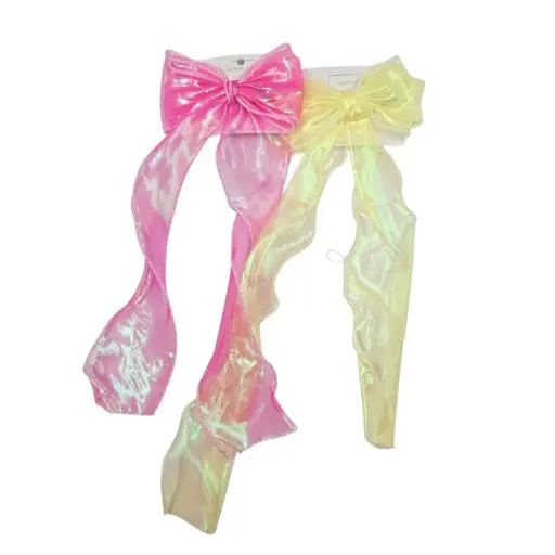 [IX2406470] Hair Tik Tik With Silky Bow Hanging Flairs