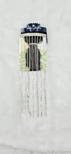 [IX2406476] Stone Hair Clip With Hanging Stones 