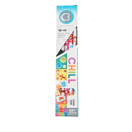 [IX2406560] Chill Super Dark Eraser Tipped Graphite Pencils
