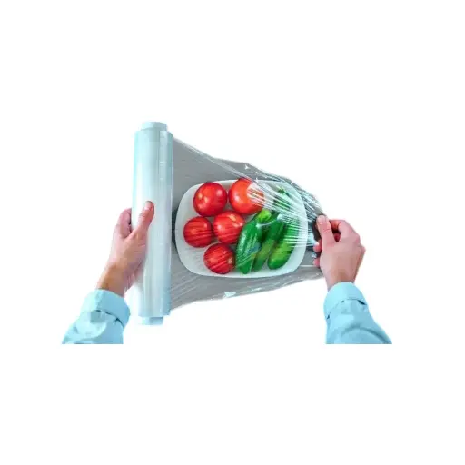 [IX2500149] Plastic Transparent Wrapping Roll 45cm X100m