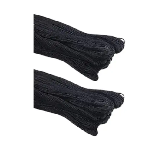 [IX2500251] Black Cotton Mix Charadu 