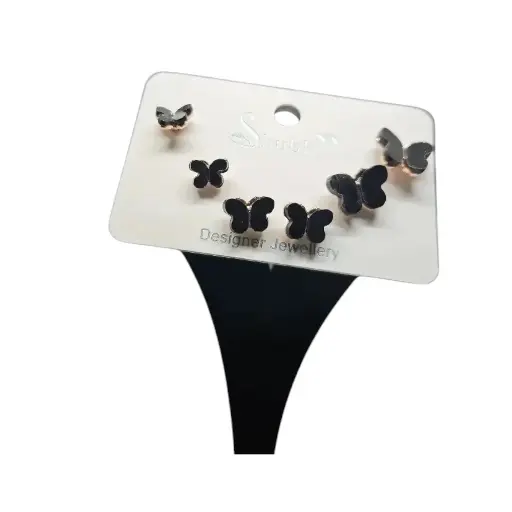 [IX2500434] Butterfly Earring Set 3 Pair