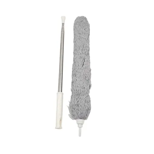 [IX2500708] Flexible Ariel Fan Duster With Compact 10 Feet Steel Stick