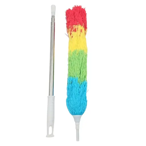 [IX2500710] Flexible Ariel Fan Colorful Duster With 10 Feet Compact Stick