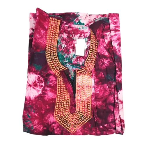 [IX2501220] Lakshmi Chungidi Print Maxi XXL
