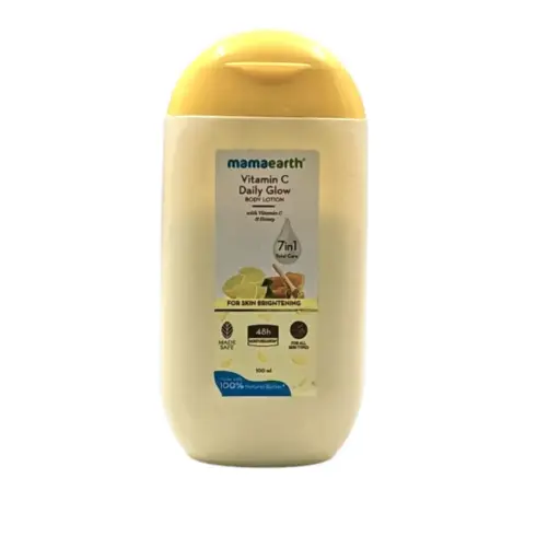 [IX2501391] Mamaearth Vitamin C Daily Glow Moisturizing Body Lotion 7 In 1 Total Care 100 ml 