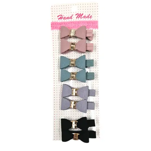 [IX2501527] Mat Color Hair Bow Tik Tik