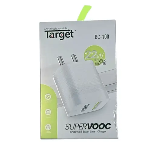 [IX2501613] BC 100 Target 22W Super Vooc Single USB Super Smart Charger