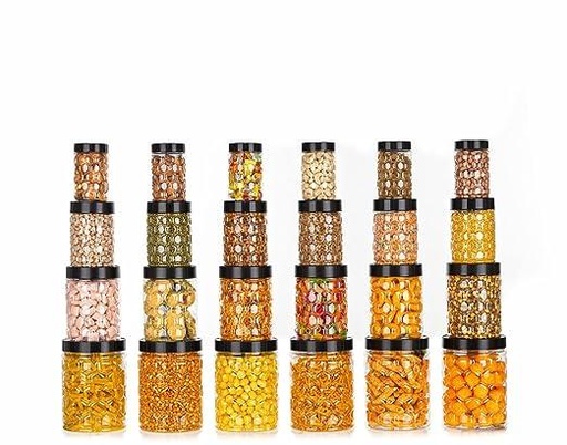 [IX001154] Plastic Containers Set Of 24 