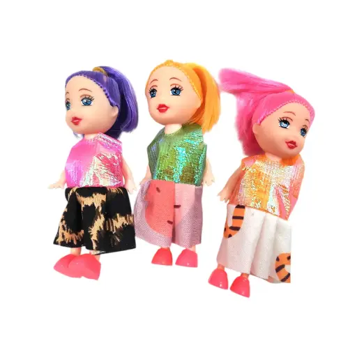 [IX2501968] Three Sister Mini Barbie Doll