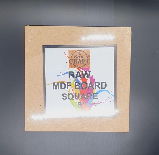 [IX2404445] Raw MDF Board Square Resin Geode 