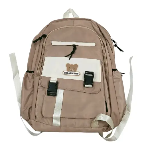 [IX2502267] Hellomumu Imported College Bag Double Main Pocket  