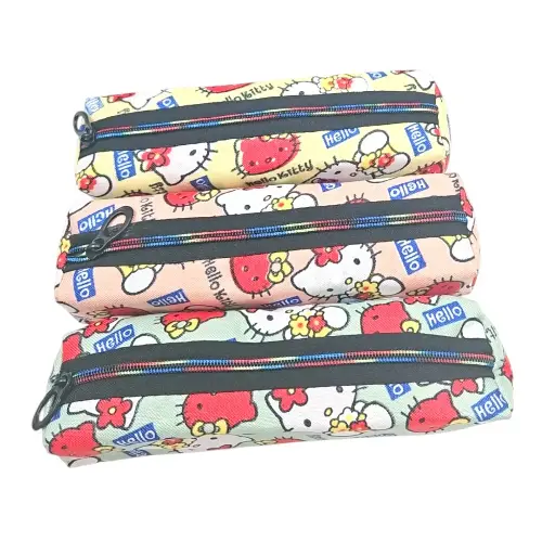 [IX2502463] Hello Kitty Rainbow Zipper Pencil Box