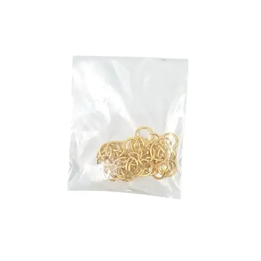 [IX2502606] Key Chain Golden Joining Ring Large 10g Pkt