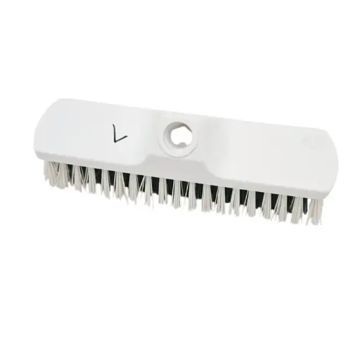[IX2502981] White Hardy Long Bristles Floor Brush