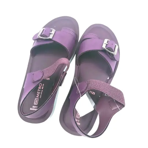 [IX2503433] 1125 Zella G&C Metro Soft Cushion Straped Chappal For Girls 