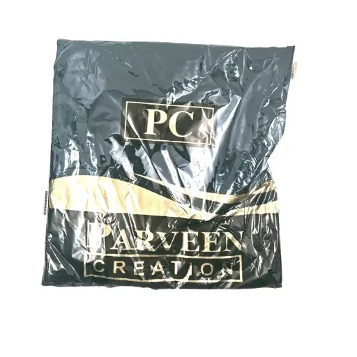 [IX2503516]  Parveen Creation Plane Black Georgette Maftha Shawl Big 
