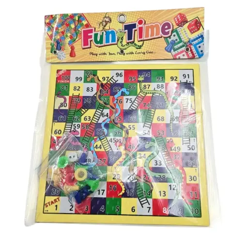 [IX2503769] Fun Time Snakes & Ladders +Ludo Gaming Board 