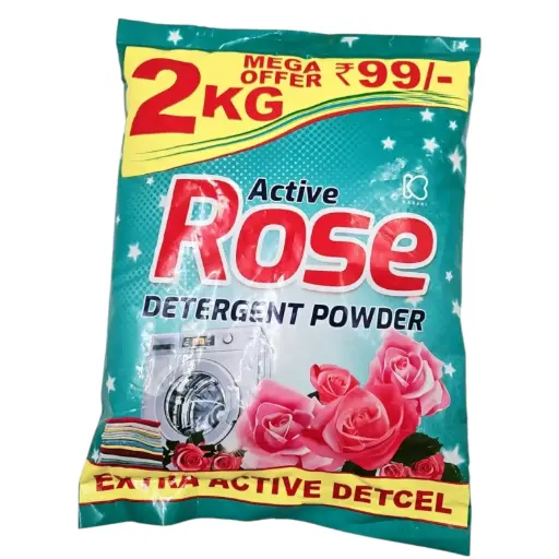 [IX2503977] Active Rose Detergent Powder 2 Kg Pack 