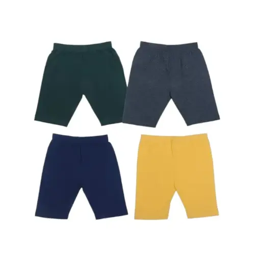 [IX2504203] Plain Color Baniyan Cloth Shorts For Boys 
