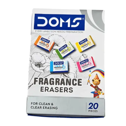 [IX2504345] Doms Multicolor Fragrance Erasers 1 Pcs