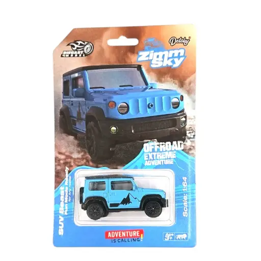 Detsky Zimm Sky 1:64 Scale Alloy Material Off Road Extreme Adventure Die Cast Metal Car 