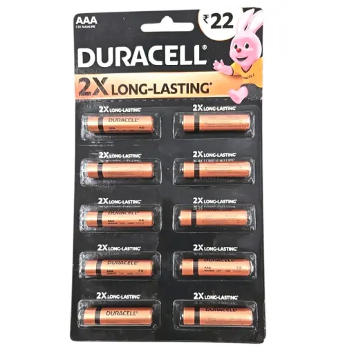 [IX2504513] Duracell AAA LR03/MN2400 1.5V 2X Long-Lasting Alkaline Battery MRP 22