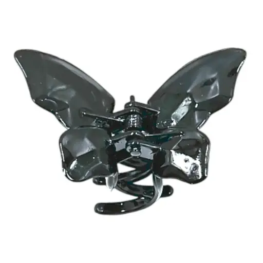 [IX2504602]  Black Butterfly Hair Crab For Girls Small