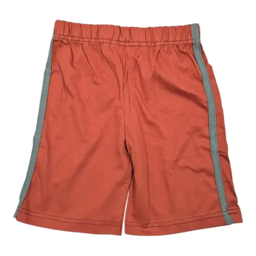 Side Stripped Cotton Shorts For Boys