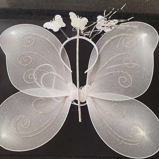 Princess Butterfly Wings With Hairband 