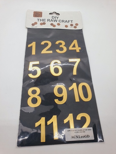 [IX000631] Acrylic Numerals For Clock Making (1-12) 