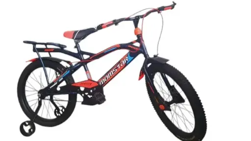 [IX001088] Momstar Dude Single Speed Black Orange Bicycles 