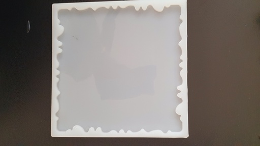 [IX001217] Silicone Resin Mould Uncut Square Shape 22cm