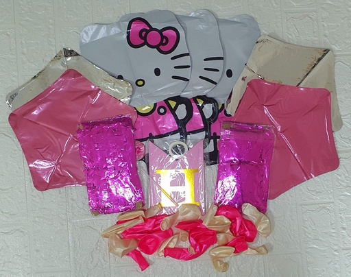[IX000676] Baby Girl Hello Kitty Birthday Pack Set of 40  