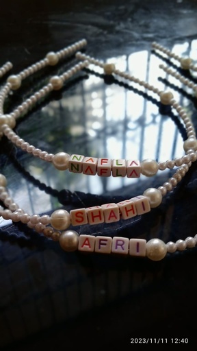 [IX000817] Customized Hair Band With Name 